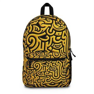 Yellow Modern luxury profile bag | Back to school backpacks | unisex bag | Gift